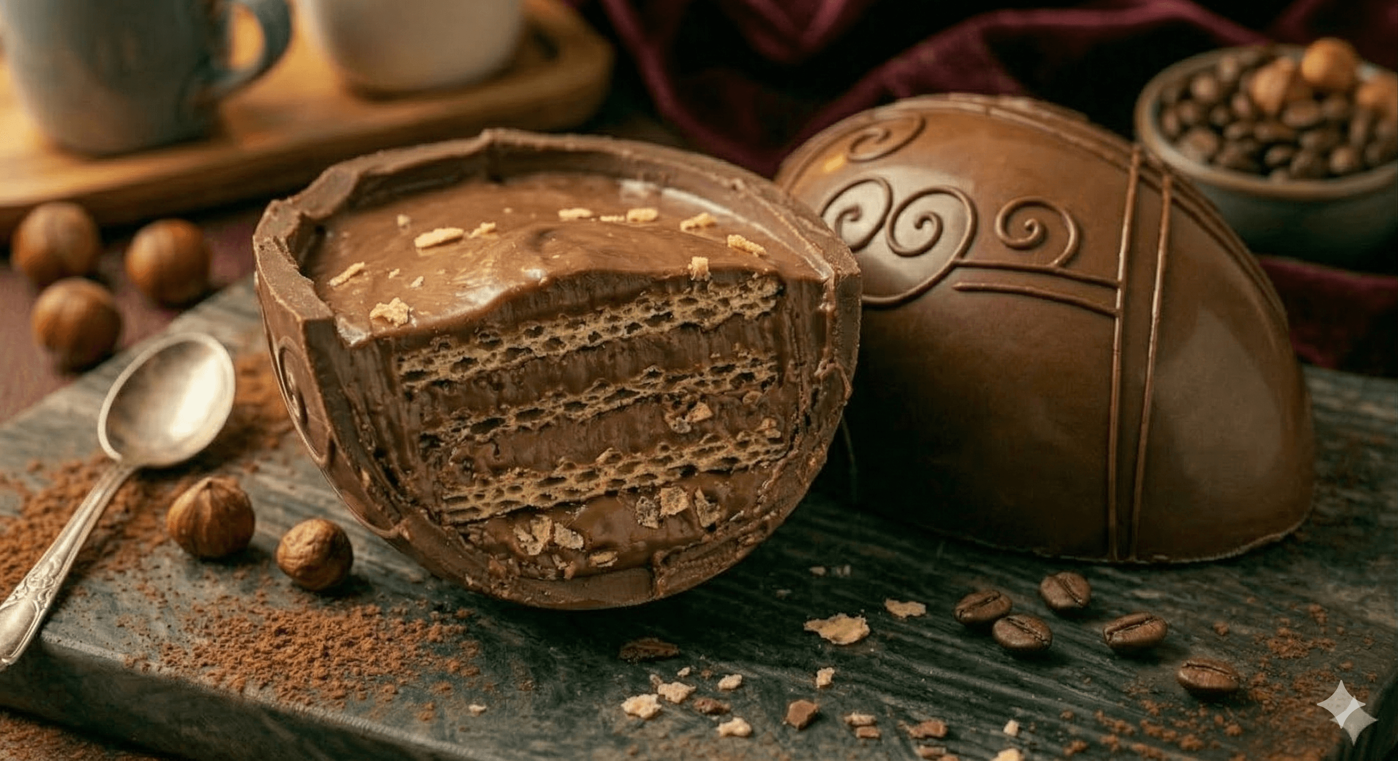 Ovo Crocante Gianduia & Wafer visão alternativa 2